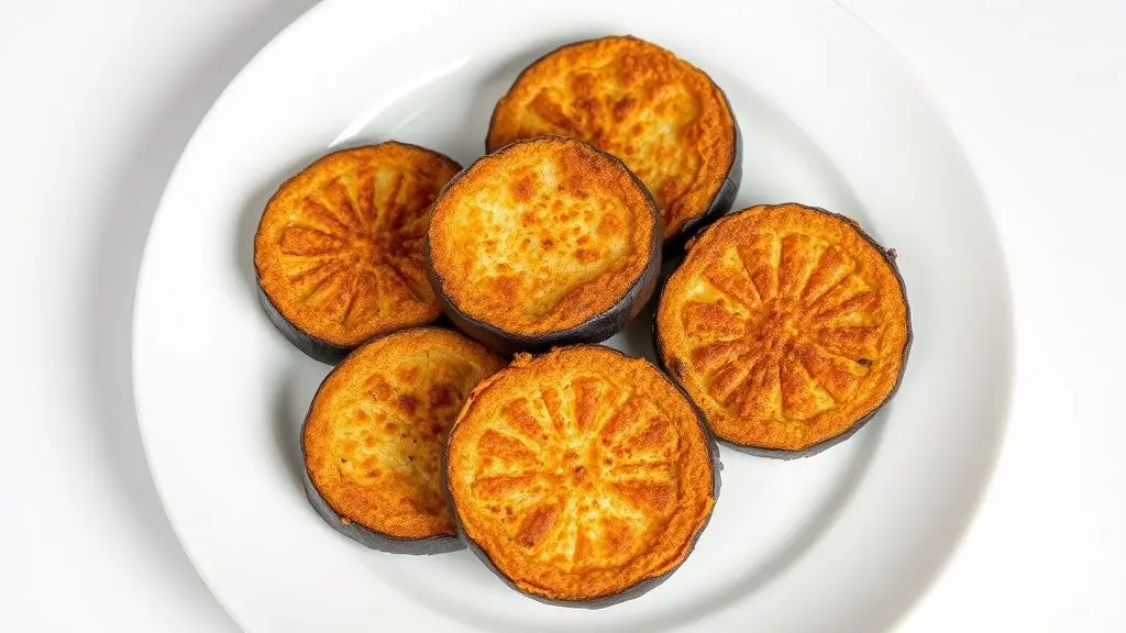 Berinjela empanada crocante na air fryer, receita simples e deliciosa para iniciantes.