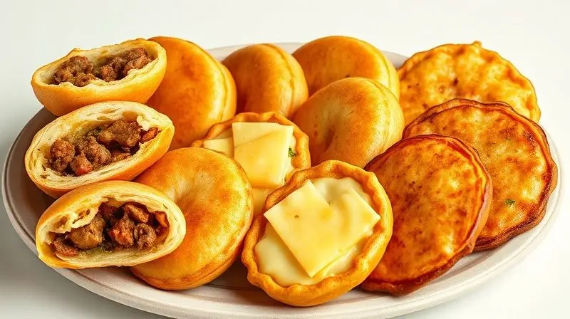 Variações de pastéis crocantes na airfryer com recheios diversificados e dicas úteis.